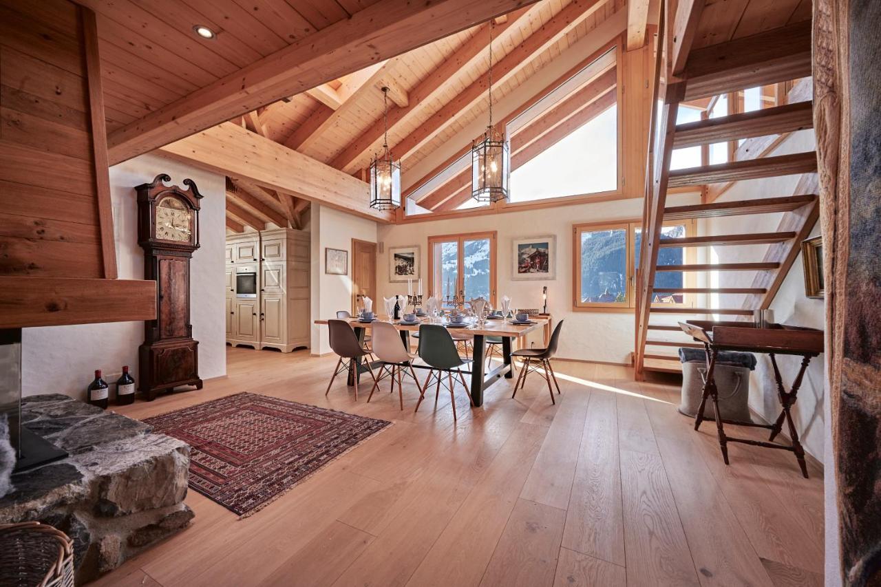 Chalet Baergsunna Penthouse Wengen Exterior photo
