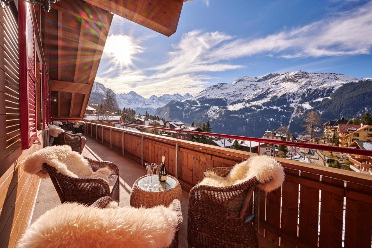 Chalet Baergsunna Penthouse Wengen Exterior photo