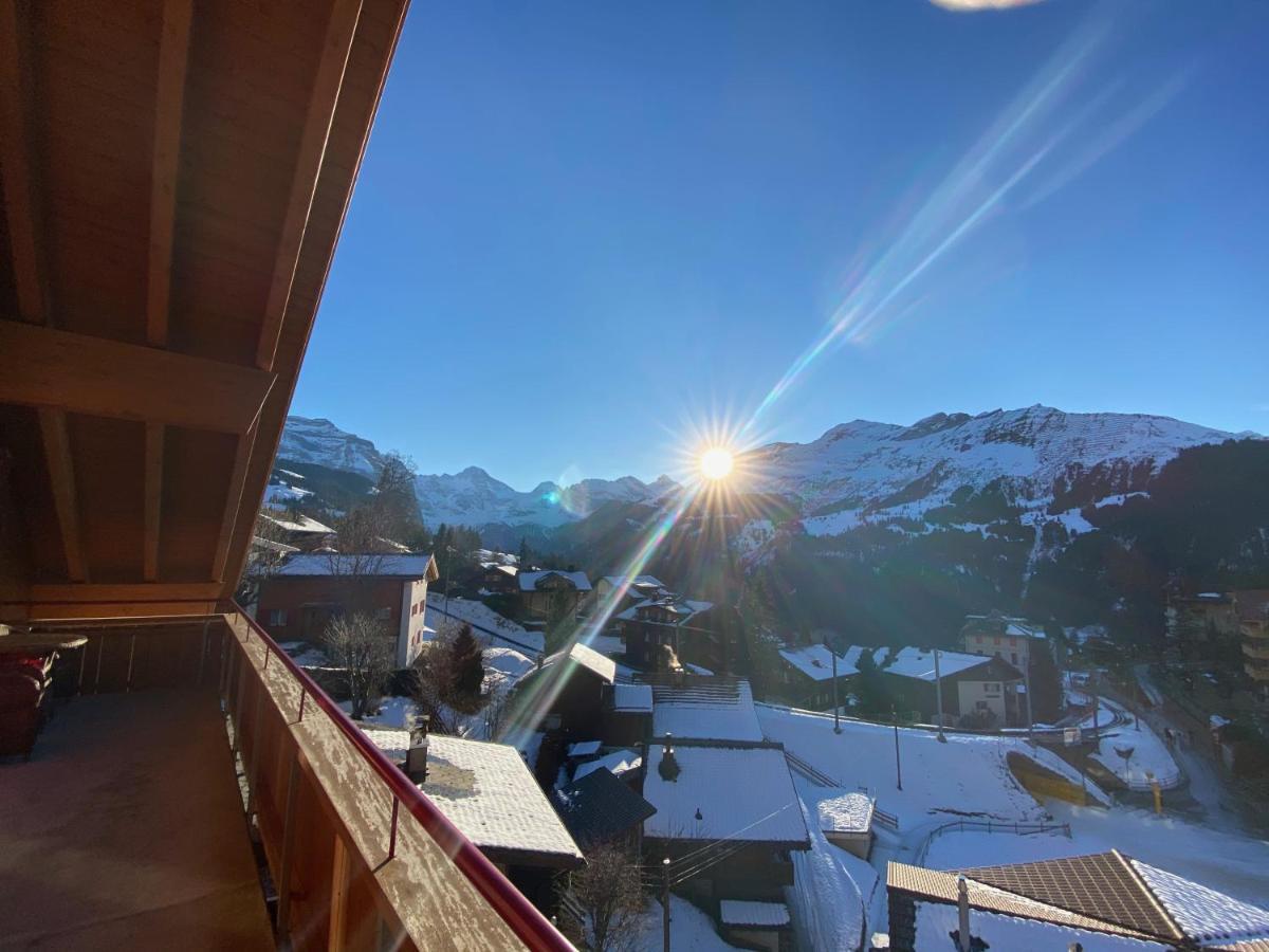 Chalet Baergsunna Penthouse Wengen Exterior photo