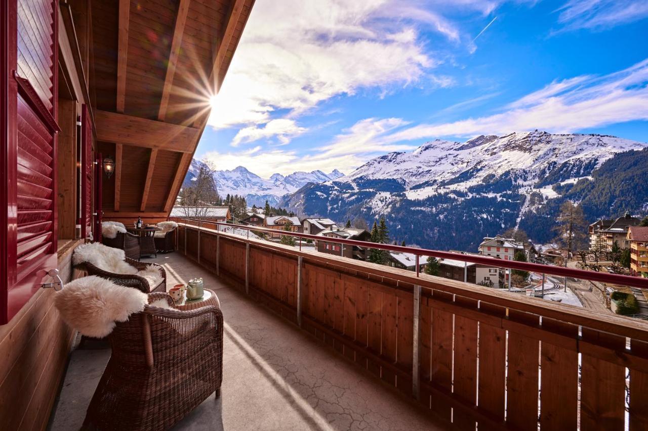 Chalet Baergsunna Penthouse Wengen Exterior photo
